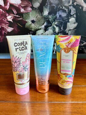 NEW 3-Pc Full Size Body Creams Bath & Body Works Lot of 3